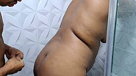 I'm In The Shower With My Stepsister And She Won't Stop Sucking My Big Cock! We End Up Fucking Hard.