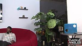 Behind the scenes with black street hooker and big cock