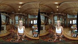 Amateur Babe Tugs Dick Outdoors And Gets Cum On Tits