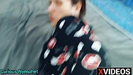 yo, check this curious nymphet with a big ass plug, licking pussy and fucking asshole!