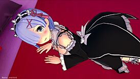 कम लविंग रेम लव होटल में स्टीमी हैंडजॉब दे रही हर स्टिकी मोमेंट एंजॉय