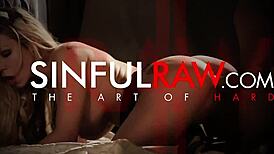 Rubbing Oiled Ass and Pussy Sensually