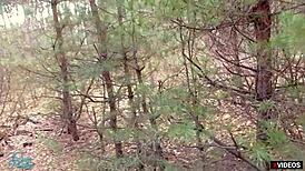 Done Risky Outdoor Blowjob for Stranger, Cum in Panties!