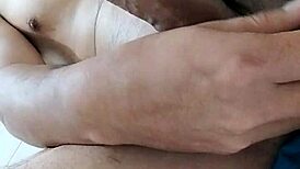 Intense homemade cock massage leads to explosive cum. Amateur strokes hard for big load.