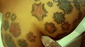 this shemale chick with tattooed ass gets picked up by a client for motel anal destruction