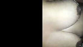 Huge Tits Brunette Rides Dick On All Fours