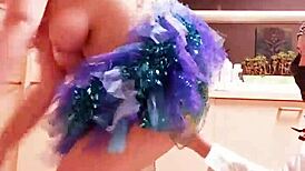 Quarantine Party Turns Wild with Chubby Couple Dancing and Getting Naughty.