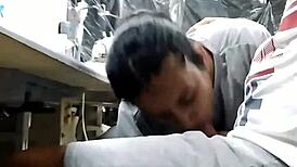 I'm scared to suck my coworker's pussy. Watch the full video and leave a comment.