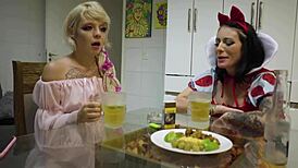 Princesa Safada Cris Bathory and Kyra Engage in Wild Anal Sex with Blonde Milf