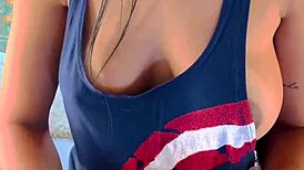 I crave these natural tits that make my mouth water