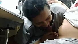 I'm scared to suck my coworker's pussy. Watch the full video and leave a comment.