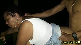 Wife Bent Over In Outdoor Public Fuck With Strangers