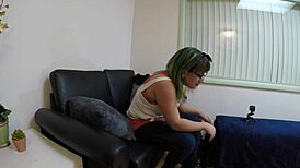 Chatting with envy about her wild casting fuck