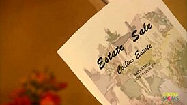 Watch Him Plunge Dick into Shaved Milf Pussy on Stairways and Cum!