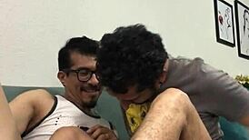 Mexican Bareback Action on the Sofa