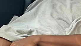 Naejae Wedgies Pussy and Cums in Parked Car, Feeling So Wild and Exposed!