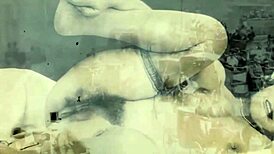 vintage milf reveals hairy secrets behind closed doors in retro scene