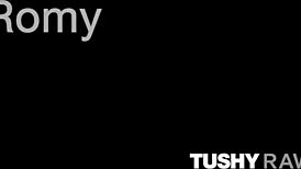 sexy romy gets her perfect round ass pounded hard in tushyraw