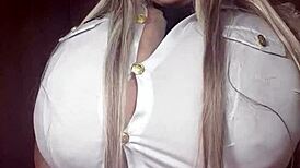 you see susi in a police fetish scene with big tits