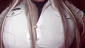 you see susi in a police fetish scene with big tits