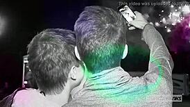 Two Cute Twinks Fucking Outdoor