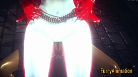 Zelda Furry Hentai with Intense Japanese Handjob and Creampie