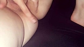 watch my wife finger her pussy and spread