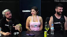 A Gostosa White Fairy Returns for Wild Anal Action on Podcast. She Strips Down for Raw Amateur Fun.