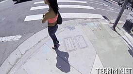 Jade Jantzen invites you to taste her wet pussy in this hardcore cock competition, sucking and blowing like a naughty teen.