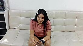 I fucked my cousin's slut and came in her juicy pussy