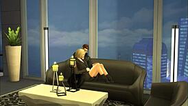 Cuckold Fun with Taylor and Joe in Wild 3D Hentai Group Action