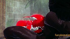 Zelda Furry Hentai with Intense Japanese Handjob and Creampie