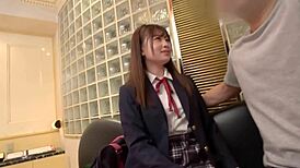 Wow, Check This Cute Asian Teen's Blowjob Skills!