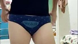 Rip clothes for hot filipina video!