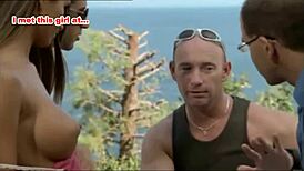 hot teen 18+ in threesome with blowjob and cumshot