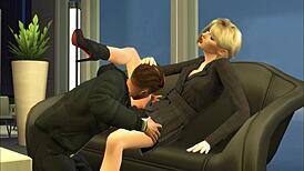 Cuckold Fun with Taylor and Joe in Wild 3D Hentai Group Action