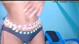Horny Maid Turns Me On With Her Bikini