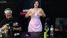 A Gostosa White Fairy Returns for Wild Anal Action on Podcast. She Strips Down for Raw Amateur Fun.