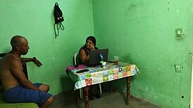 Rough hardcore sex with stepsister's big ass ends in anal creampie