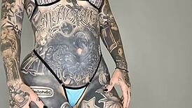 does this sheer micro bikini fit melody radford?