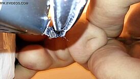 Bbw huge tit wife fucked from below, he says