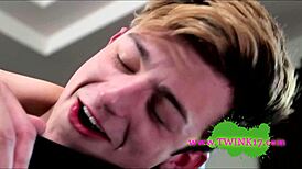 two gay men in luxury enjoy passionate blowjob and ass kissing