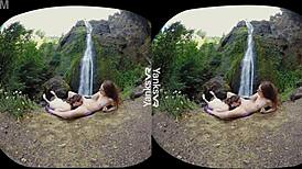 Yanks beauty sierras reaches wet orgasm in vr video