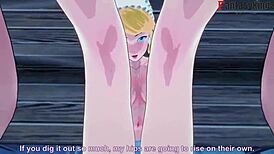 i fucked pretty petite cinderella in missionary before her wedding in sexy hentai cartoon
