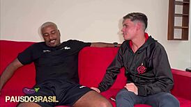 Stepfather Sucks Big Black Cock with Intense Passion