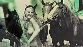 Hey, check out Dark Lantern Entertainment's vintage hairy pussy action from way back!