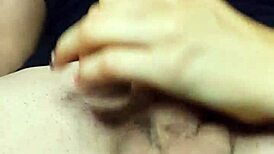 watch her oiled handjob make him cum on those tits. does it excite you?