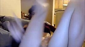 Young Transsexual With Short Hair Masturbates Solo on Webcam