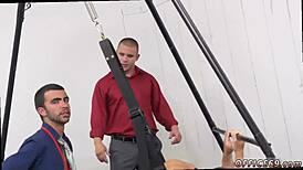 Straight Gay Twinks Team Up For Intense Action