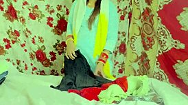 Oh wow, that horny devar fucked the big-ass bhabhi so hard and creampied her in hindi!